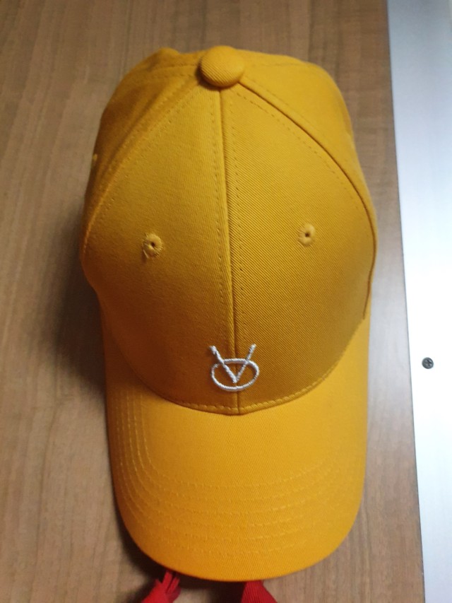 빈스모크 OV Small Logo [Yellow]볼캡 [HARD FIT]