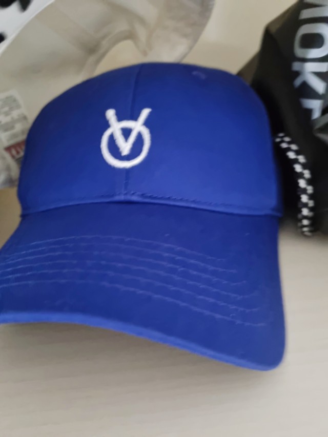 빈스모크 OV Small Logo [BLUE] 볼캡 [HARD FIT]